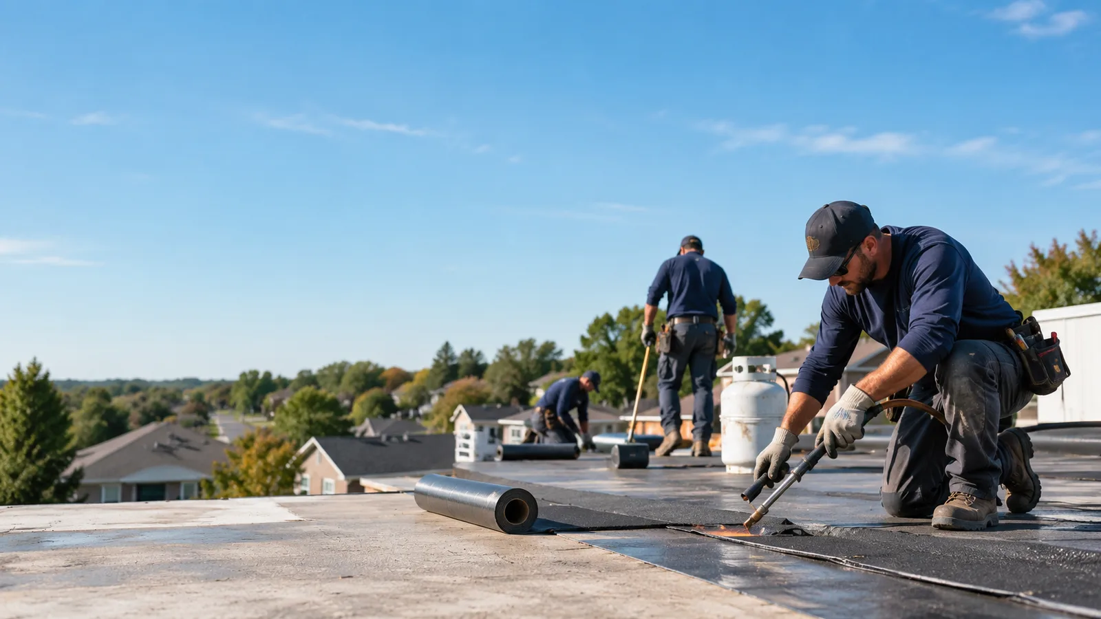 Flat Roof Leak Repair providers in Sciota, IL